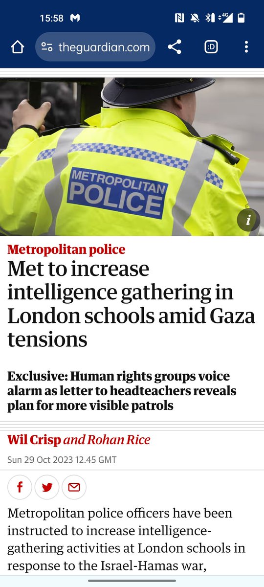Although this story is worrying, please do not allow it to put you off discussing Palestine in schools with students. *Our young people need to know more, and need to know we care*. 

The NEU guidance on this can be helpful for colleagues. 
 actionnetwork.org/user_files/use…