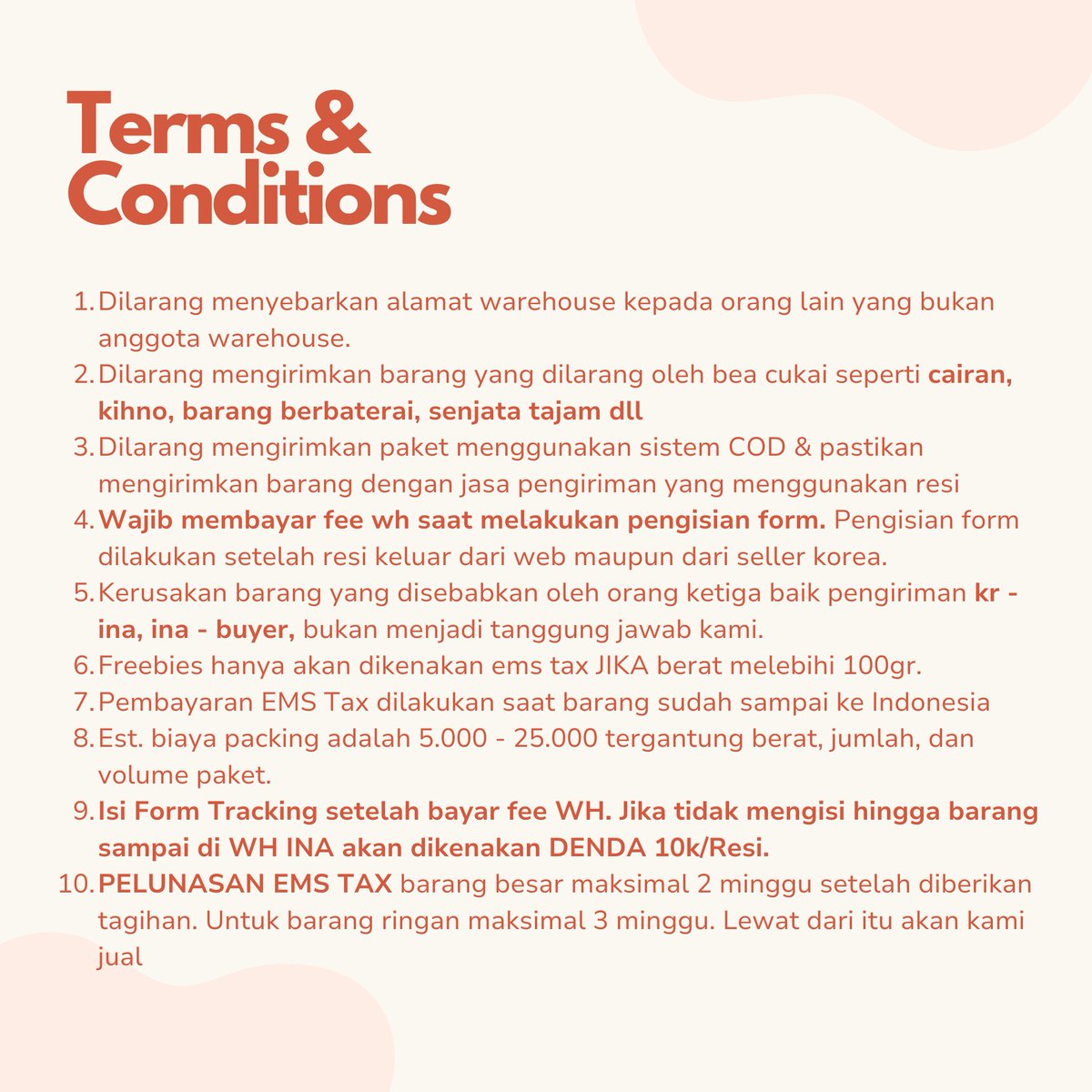 Kgoods_Rush's tweet photo. ✨ Kgoods Rush Warehouse Services [Sharing Only]
Since April 2020

✅ Pertacking
✅ Bulanan
📌 Free foto arrived

🇮🇩 Tangerang Selatan
🇰🇷 Busan

Bagi yang berminat bisa langsung DM, jika fix akan langsung di invite ke group LINE ya!

▶️ Updated fee berlaku mulai 01 November 2023 https://t.co/FRehgiXYiZ