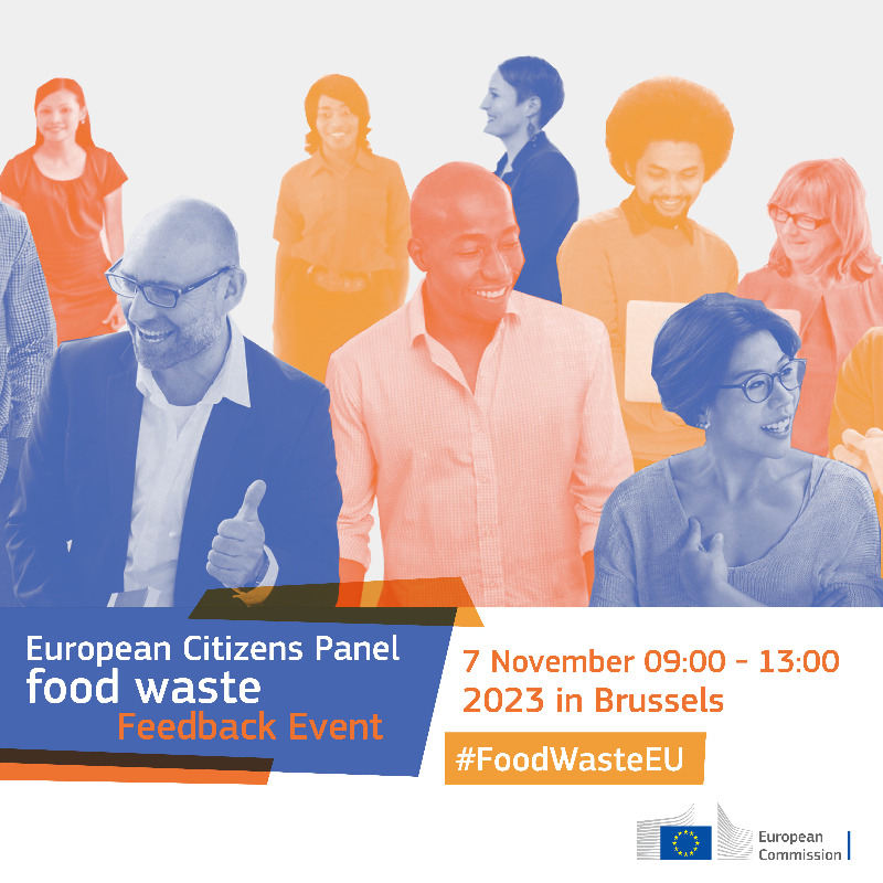 Food_EU's tweet photo. On 7 November, EU citizens will present their recommendations to reduce food waste to the EU Platform on Food Losses and Food Waste.
 
Follow the discussion between citizens and experts live:
https://t.co/HIXrhjkRfy

#FoodWasteEU