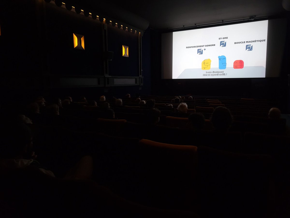 CeliaAtParis's tweet photo. 📽️🔇🧏🏻🧏🏿👩🦯 Le spot de @cine_sens tourne en salles !
#cinéma #film #accessibilité #sourd #malentendant #SME #soustitrage #VFSTF #malvoyant #aveugle #audiodescription @FRM_officiel @PourlAudition @jna_association @Handicap_fr @Surdiinfo @Surdifrance @OuieMagazine @unanimes_fr https://t.co/1oiHCl4Hso