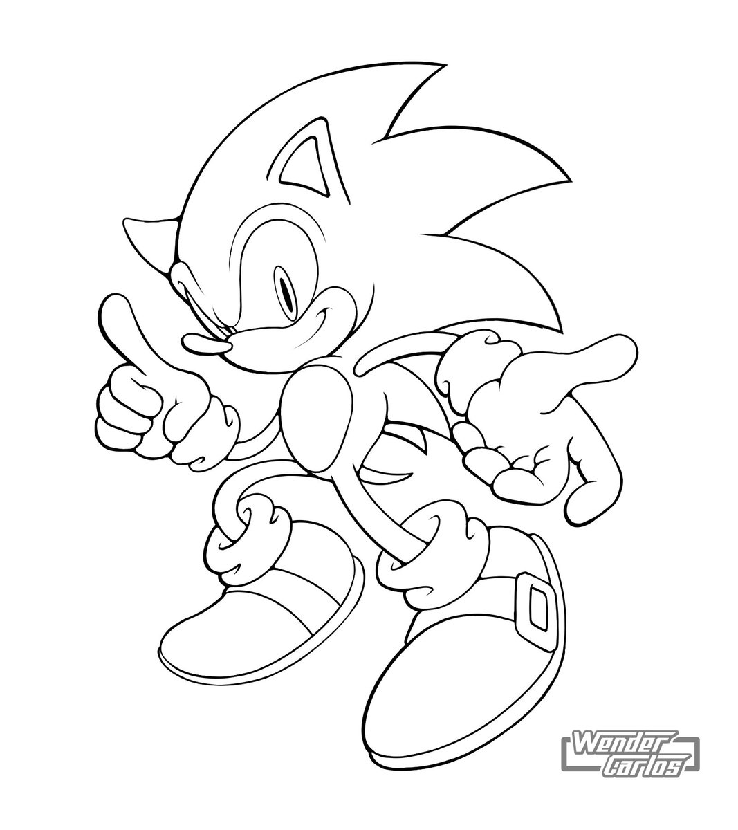 My first time in this style. If anyone wants to color it, feel free :P