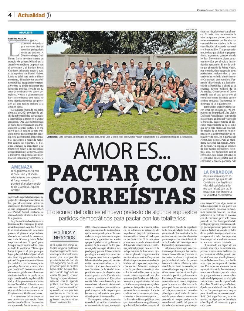 RicardoNoboaB's tweet photo. Mejor dicho…imposible. De lectura obligada. Todo, absolutamente todo, nace del 15 de mayo de 2021. https://t.co/jTmUavgq0m