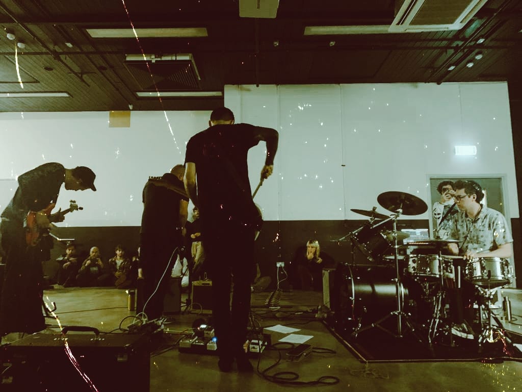 Hey y'all. I'm going to dip off socials for a while to find some balance. Still working throughout, so drop an email to the usual address for any mastering and production needs. WhatsApp for anything else. Photo from a recent and awesome Sea of Cables performance.