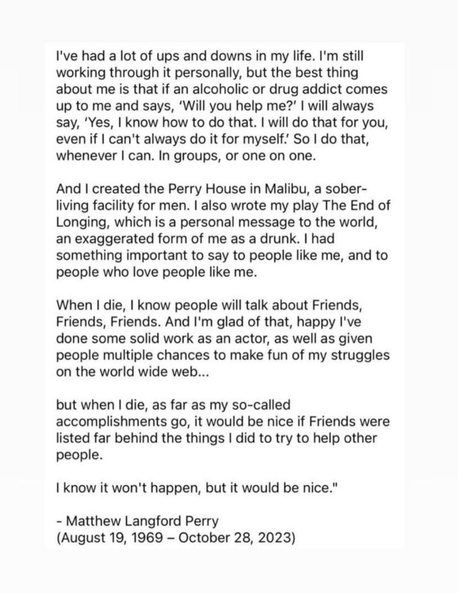 We can make that happen Matty 💕 #mattewperry