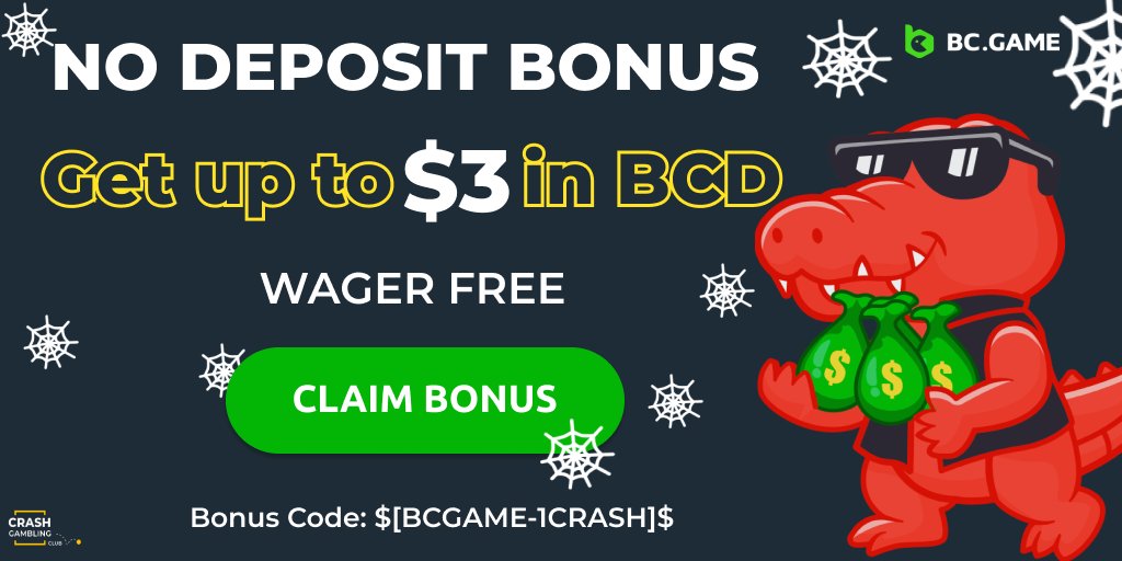 gamblingcrash's tweet photo. 😎Exclusive NO DEPOSIT BONUS for all players at BCGame casino! Get up to $3 in BCD on your account!  

⏰Bonus Code: $[BCGAME-1CRASH]$ 
🔗Link: https://t.co/cWBioJlBsV

#nodepositbonus #cryptocasino #slot #bonus #gamingcommunity #FreeSpins  #bonuscode #casinobonus #Crypto #BCD https://t.co/ncPrb3mI3d