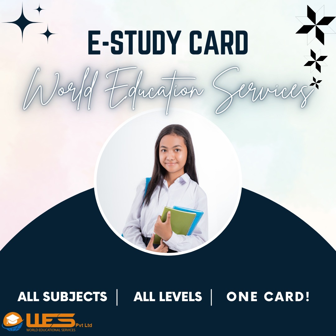E study Card 
#WESeStudyCard
<a href="/wesedu737/">World Educational Services</a>