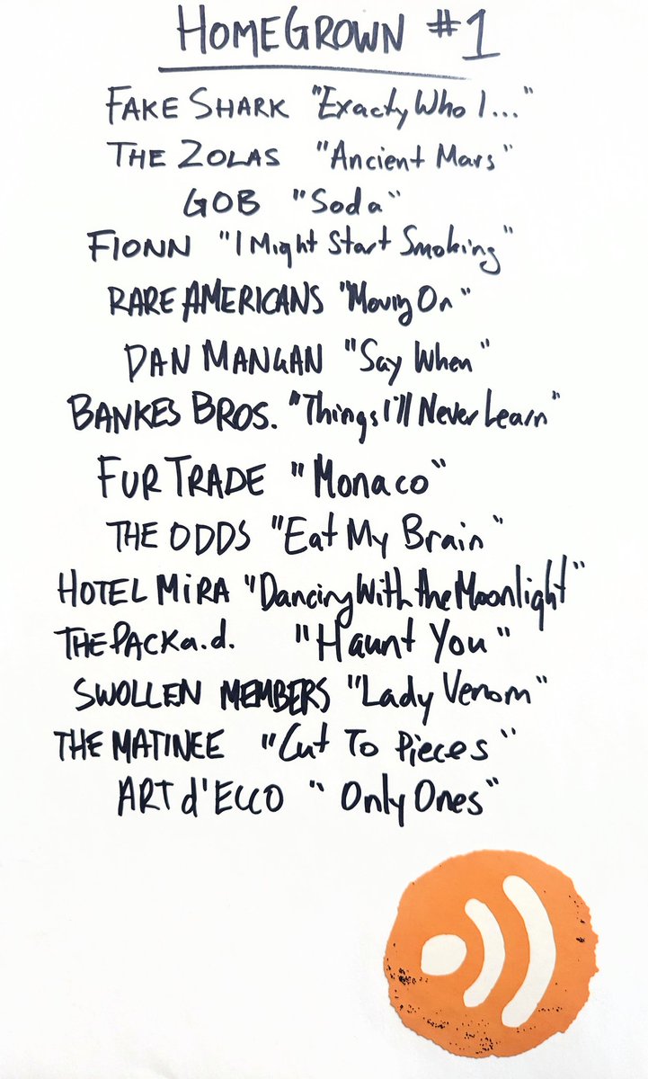 crutzer's tweet photo. Fun news! I'm hosting a music show that will highlight the best of BC's alt music scene (past, present and future) and it starts tonight at 10pm on @sonicradio!! Playlist below 👇 https://t.co/idlhOuh4N9