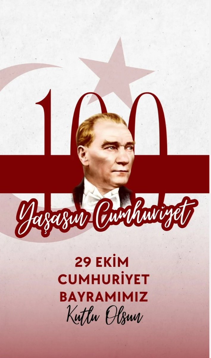 BergunOfficial's tweet photo. Cumhuriyetimizin 100 yılı kutlu olsun  #NeMutluTürkümDiyene  🇹🇷🇹���🇹🇷 https://t.co/gvU0Onc3U3