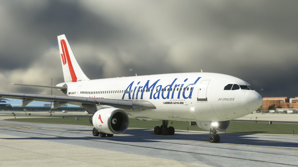 FlightDeck_PMI's tweet image. Seguimos con el A310, esta vez cambiamos la Comet por Air Madrid...

#A310 #Inibuilds #MSFS
