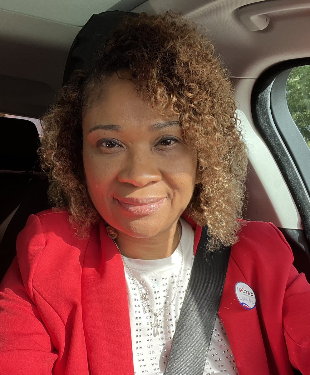 Thankful for my privilege to vote! 🙂 #cfisdvotes