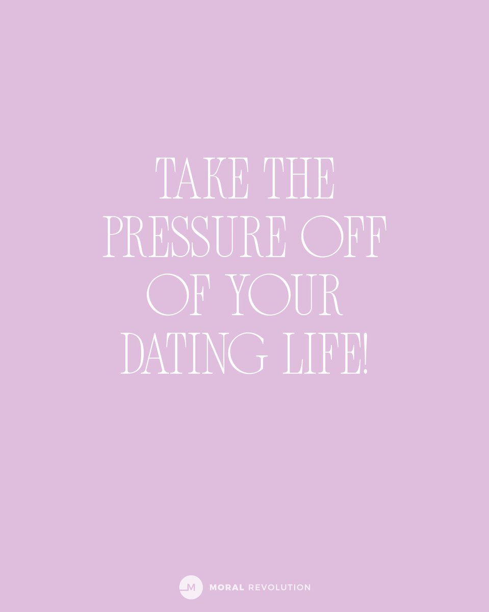 MoralRevolution's tweet image. Set these 3 simple goals for your dating life: 
1- Learning about the other person.
2- Learning more about yourself. 
3- Learning more about God. 
Setting these as your expectations allows you to become more present. 

#Dating #MoralRevolution #NotHighStakes