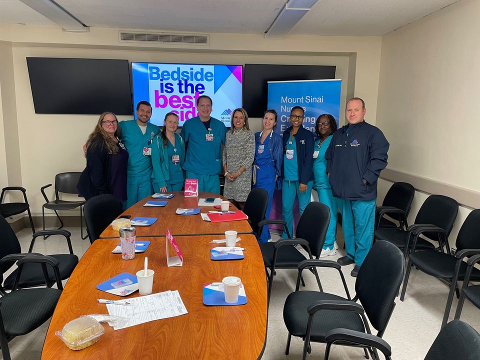 Mount Sinai Health System (@mountsinainyc) on Twitter photo .<a href="/BethOliverVP/">Beth Oliver</a> hosted a Breakfast with Beth with nurses from <a href="/MSB_Hospital/">Mount Sinai Brooklyn</a>. to discuss strategies that #MountSinaiNursing has put in place to recruit and retain #nurses and various educational opportunities and benefits to further their professional development. #WeFindAWay .<a href="/BethOliverVP/">Beth Oliver</a> hosted a Breakfast with Beth with nurses from <a href="/MSB_Hospital/">Mount Sinai Brooklyn</a>. to discuss strategies that #MountSinaiNursing has put in place to recruit and retain #nurses and various educational opportunities and benefits to further their professional development. #WeFindAWay