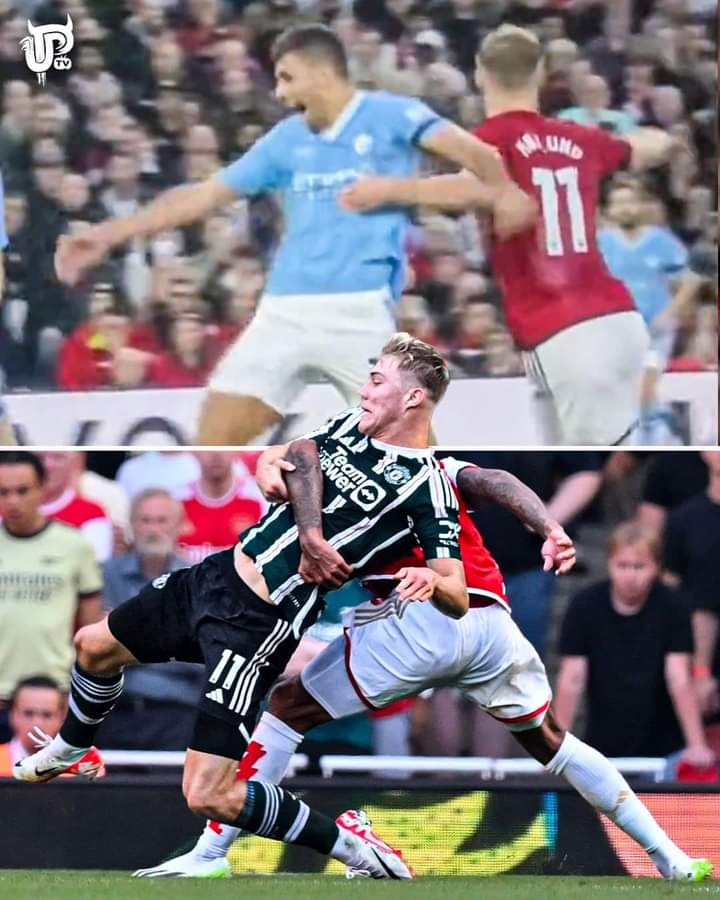 Siukhuu's tweet image. The other one is a penalty while the other one is not a penalty
The agenda against man united is real. 😔