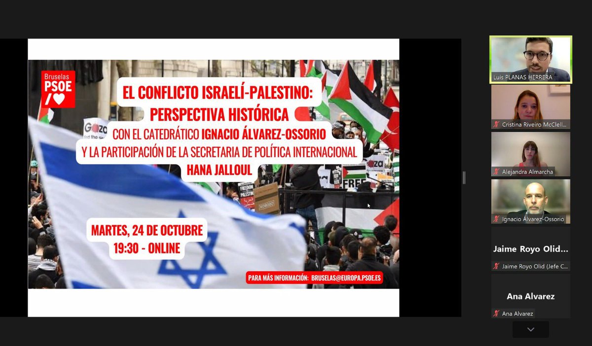 🌹Esta semana tuvimos el placer de escuchar al catedrático @IAlvarezOssorio sobre 🇮🇱 & 🇵🇸.

Os hacemos partícipes de su muy interesante clase aquí👇🏽

youtu.be/WSG3rUsLdZA?si…

Reiteramos la urgencia de un #AltoElFuegoHumanitario en #Gaza y del cumplimento de los postulados de @UN.