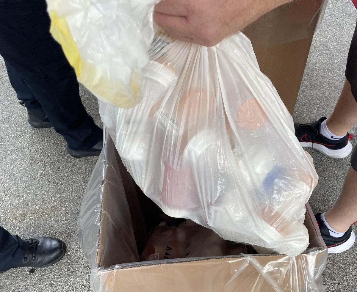 CoconutCreekPD's tweet image. Thanks to everyone who dropped off their unwanted prescription meds &amp;amp; needles at yesterday’s #DrugTakeBack! You helped us fill 8 boxes full of pills for disposal, meaning we #WorkedTogether to take nearly 140 lbs of discarded meds out of potentially reaching the wrong hands.