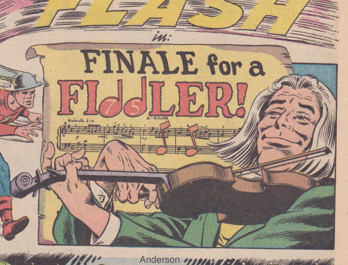 #OnThisDay in 1947 #TheFiddler debuted in #AllFlash #comics #32 riding in #AStretchSedanShapedLikeAViolin w #KeystoneCityPolice in pursuit #hePlaysHisInstrument creating #AWallOfSound 2keep #TheFlash @ bay & its revealed heLearned #TheLoreOfTheEast whileInPrison w a #snakecharmer