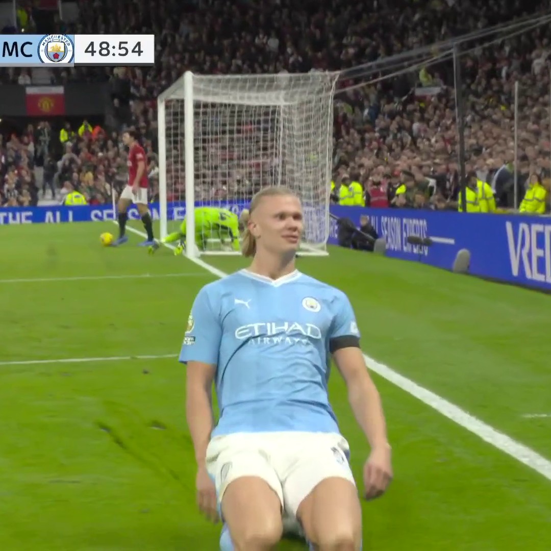 Just fantastic build-up play from Manchester City to set up Erling Haaland!📺 @peacock