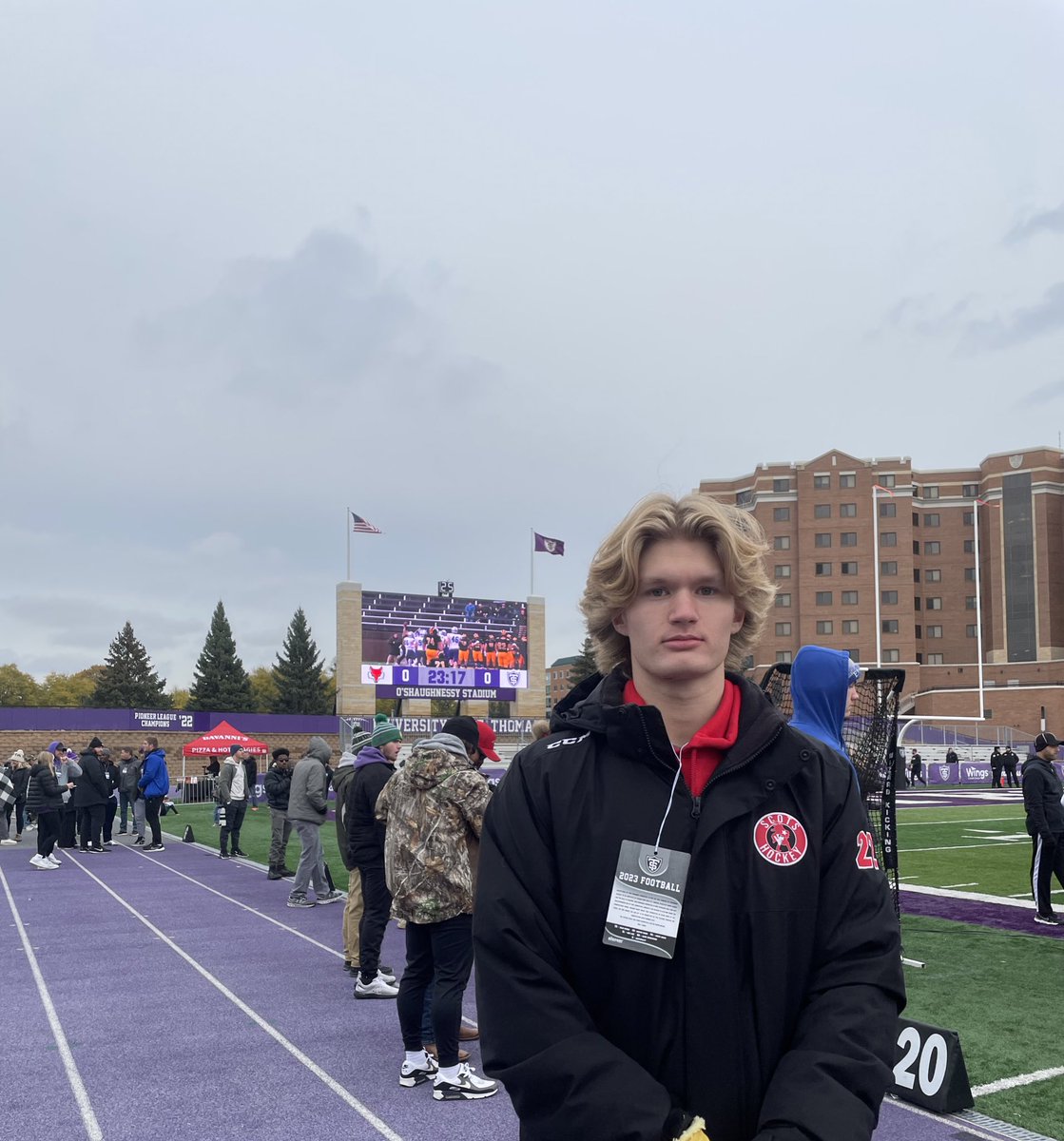 Peter Douma (@peterdouma9) on Twitter photo Had a great time at the <a href="/UST_Football/">St. Thomas Football</a> game on Saturday. Thank for having me! @kuchinski8 <a href="/Coach_Caruso/">Coach Glenn Caruso</a> Had a great time at the <a href="/UST_Football/">St. Thomas Football</a> game on Saturday. Thank for having me! @kuchinski8 <a href="/Coach_Caruso/">Coach Glenn Caruso</a>
