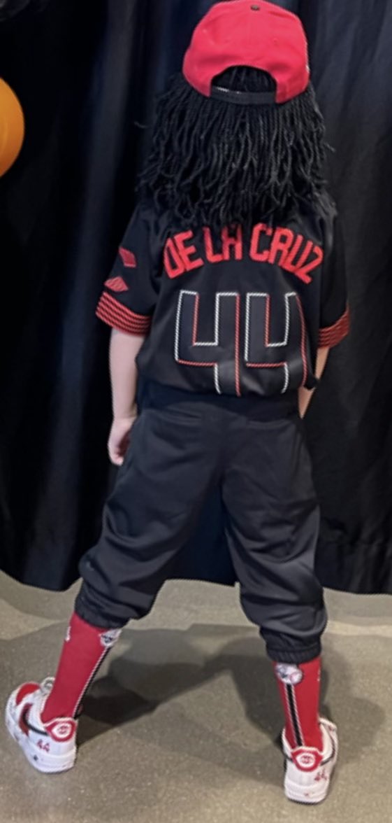 <a href="/Reds/">Cincinnati Reds</a> <a href="/ellylacocoa18/">Elly De la cruz</a> My nephew dressing up as his favorite player for Halloween this year!!!! He’d love a comment or repost Elly! Make his wish come true? ❤️ REDS FAN 4 LIFE
