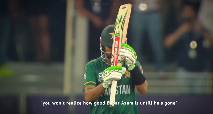 ahmiixdd's tweet photo. doesn't matter what happens next in pakistan cricket but one thing is for sure that this country will never see a player and a leader like babar azam again. i repeat , never ever. https://t.co/BGZQY06D9v