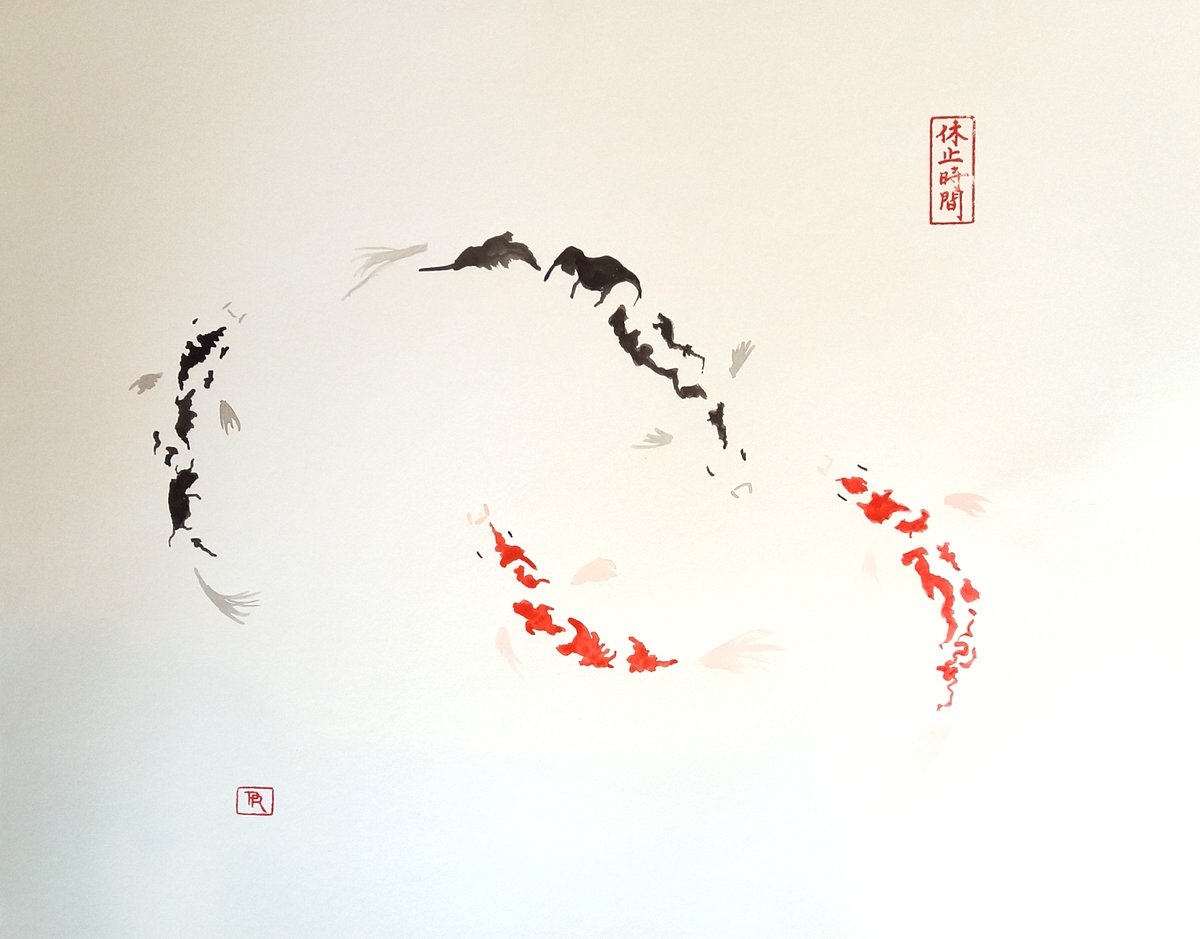 #art #nature #ink #gyotaku #drawing #painting #color #life #ink #expressiveart #red #black #ink #tempssuspendu #suspendedtime #exhibition #exposition #休止時間 #papier #washi #following #sea #newcollection #newexhibition #comingsoon #paris #parisfrance #koi