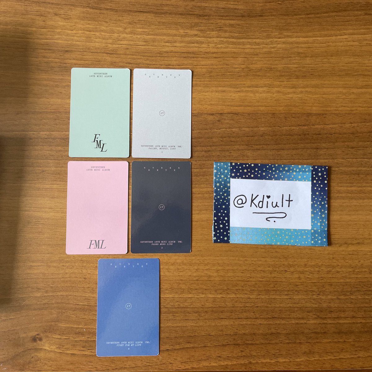 kdiuIt's tweet photo. WTT / NFS 

USA ONLY

SEVENTEEN FML PHOTOCARDS

Have: 2x dino, seungkwan, jeonghan, s.coups

Want: hoshi / wonwoo equivalents! 
(hoshi priority)

Dm for more proof / if interested!
@svttradingusa 
trading svt pc pcs photocard trade https://t.co/SgvQTwVvBs