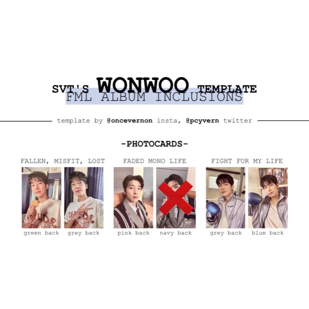 kdiuIt's tweet photo. WTT / NFS 

USA ONLY

SEVENTEEN FML PHOTOCARDS

Have: 2x dino, seungkwan, jeonghan, s.coups

Want: hoshi / wonwoo equivalents! 
(hoshi priority)

Dm for more proof / if interested!
@svttradingusa 
trading svt pc pcs photocard trade https://t.co/SgvQTwVvBs