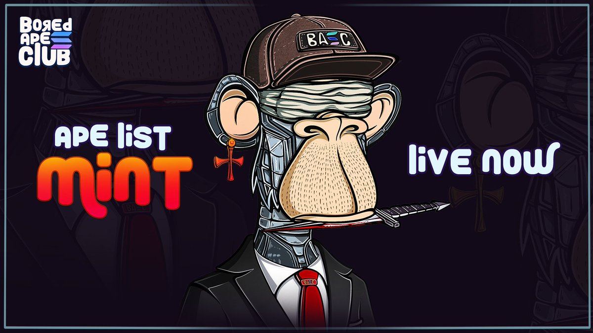 BoredApeSolClub's tweet image. YOU HAVE 6 HOURS TO MINT.
basc-mint.vercel.app