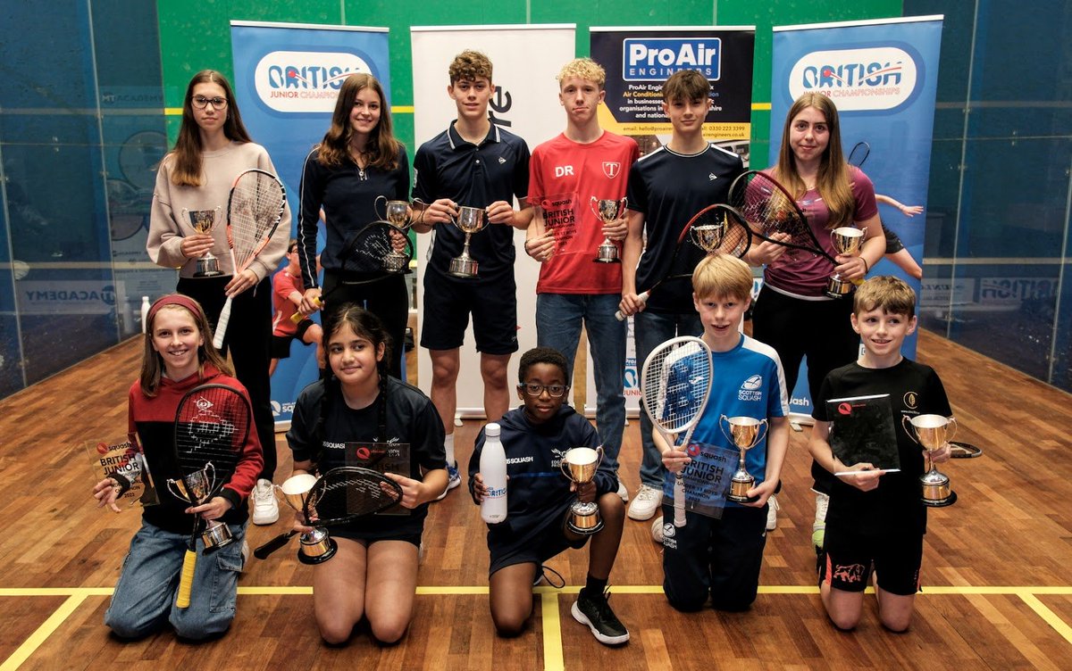 Congratulations to the ProAir British Junior Championships 2023 CHAMPIONS !!!!!!!!!!!