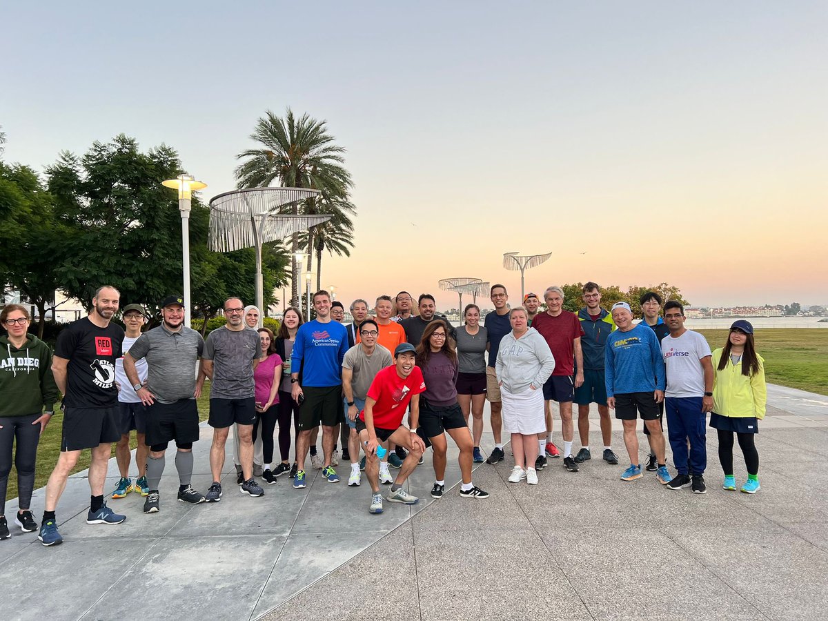 Citro_Lab's tweet image. What a wonderful morning run and walk 🏃 in San Diego area organized by @IPITA_YIC and @IXAYIC within IPITA, IXA and CTRMS 2023 Congress. Good brain oxygenation after amazing scientific sessions #Sandiegomeeting2023 #IPITASanDiego2023 @IPITAgroup
