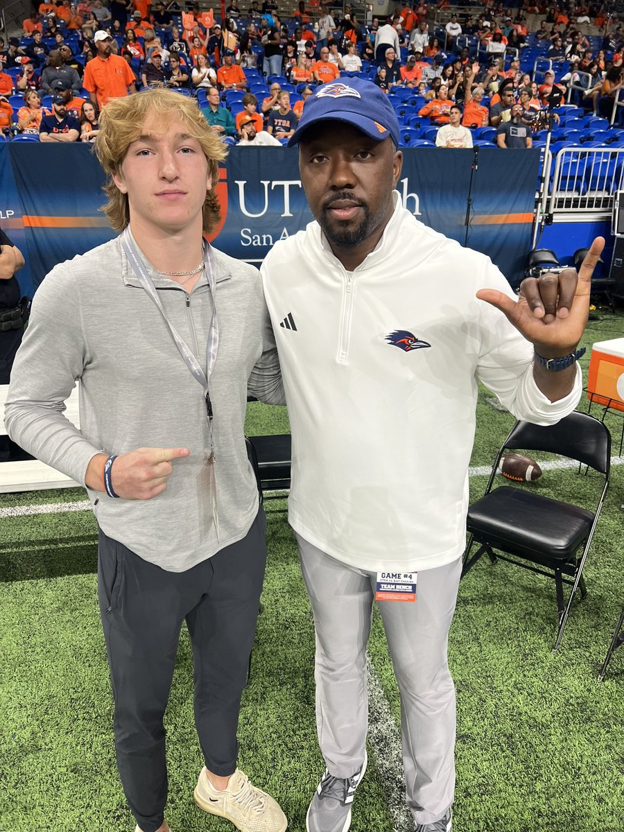 bwagz05's tweet photo. After a great visit and conversations with @CoachJP3 I am blessed to announce that I have received a PWO to @UTSAFTBL https://t.co/8XLnwy1uAW
