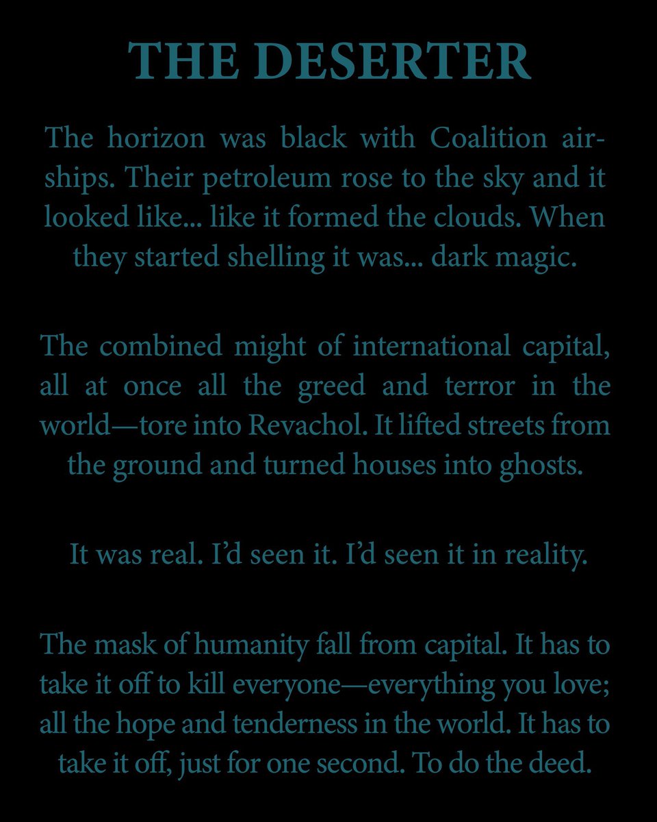 FromHappyRock's tweet image. This quote from Disco Elysium is running laps around my brain this morning. Haunting, apt