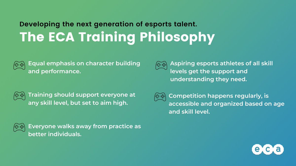 Did you know that the ECA's #esports #training philosophy is inspired by traditional sports and the grassroots sports movement in #Iceland, which has delivered impressive results while having a uniquely positive impact on the participants' lives?