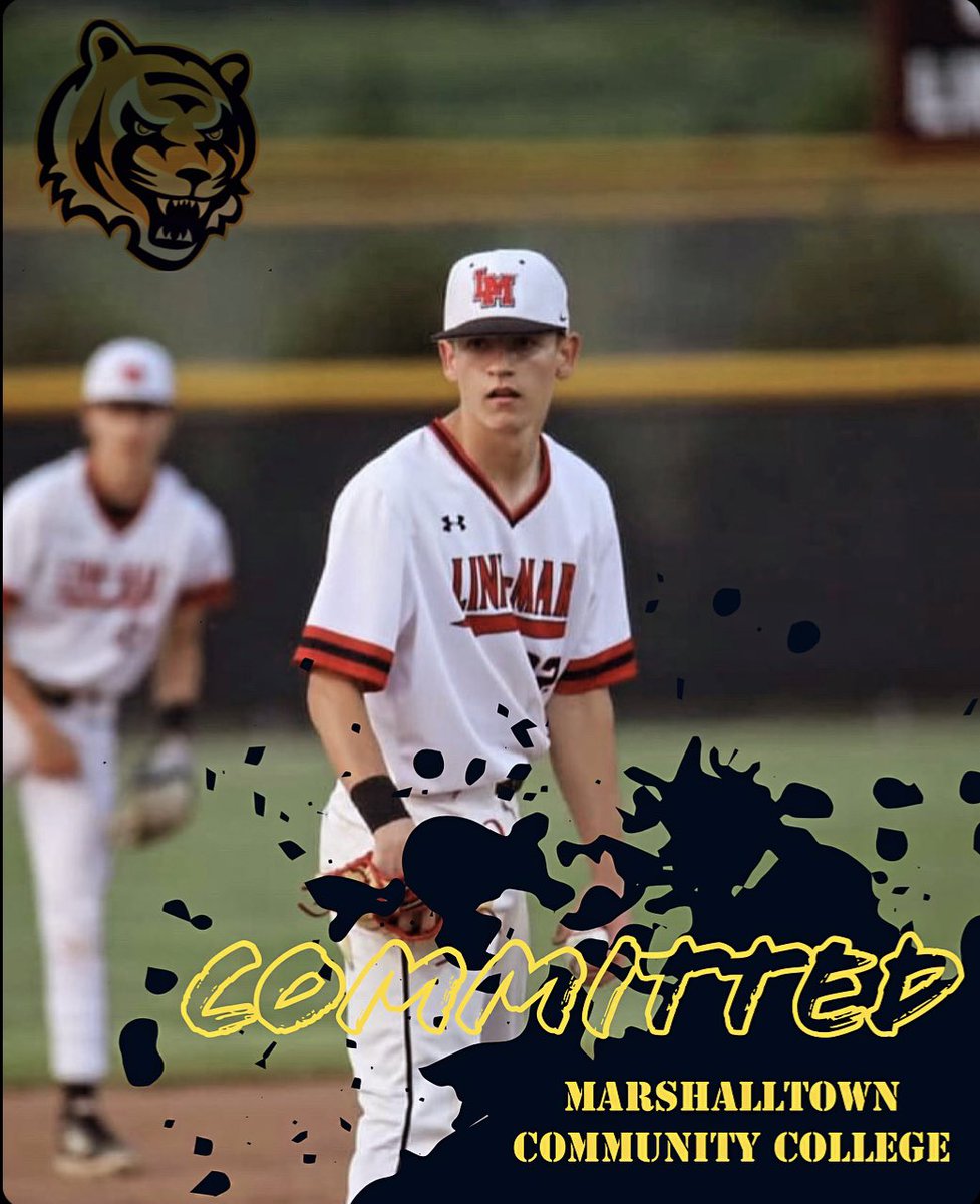 First off I would like to thank my family and coaches for this amazing opportunity, and helping me get to this point. I’m blessed and excited to announce that I will be committing to marshalltown community college!!  <a href="/LMLionBaseball/">Linn-Mar Baseball</a> <a href="/IATravelBsbl/">ITB</a> <a href="/iabaseball1/">IAbaseball</a> <a href="/MCCTigers_BB/">MCC Tiger Baseball</a>