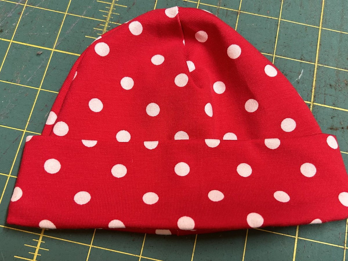 Trying out new products for Christmas markets @cosy_sew #CottonJersey #BeanieHat #Baby