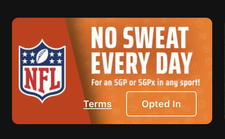 Propsnextdoor21's tweet photo. Sorry I wasn’t able to get a slate out to you guys today. I celebrated Halloween 🎃 a bit too hard lol.

Here is a risk free #NFL Sunday Night Football bet:
3leg SGP +110 (1U) https://t.co/Te30VGtjgY