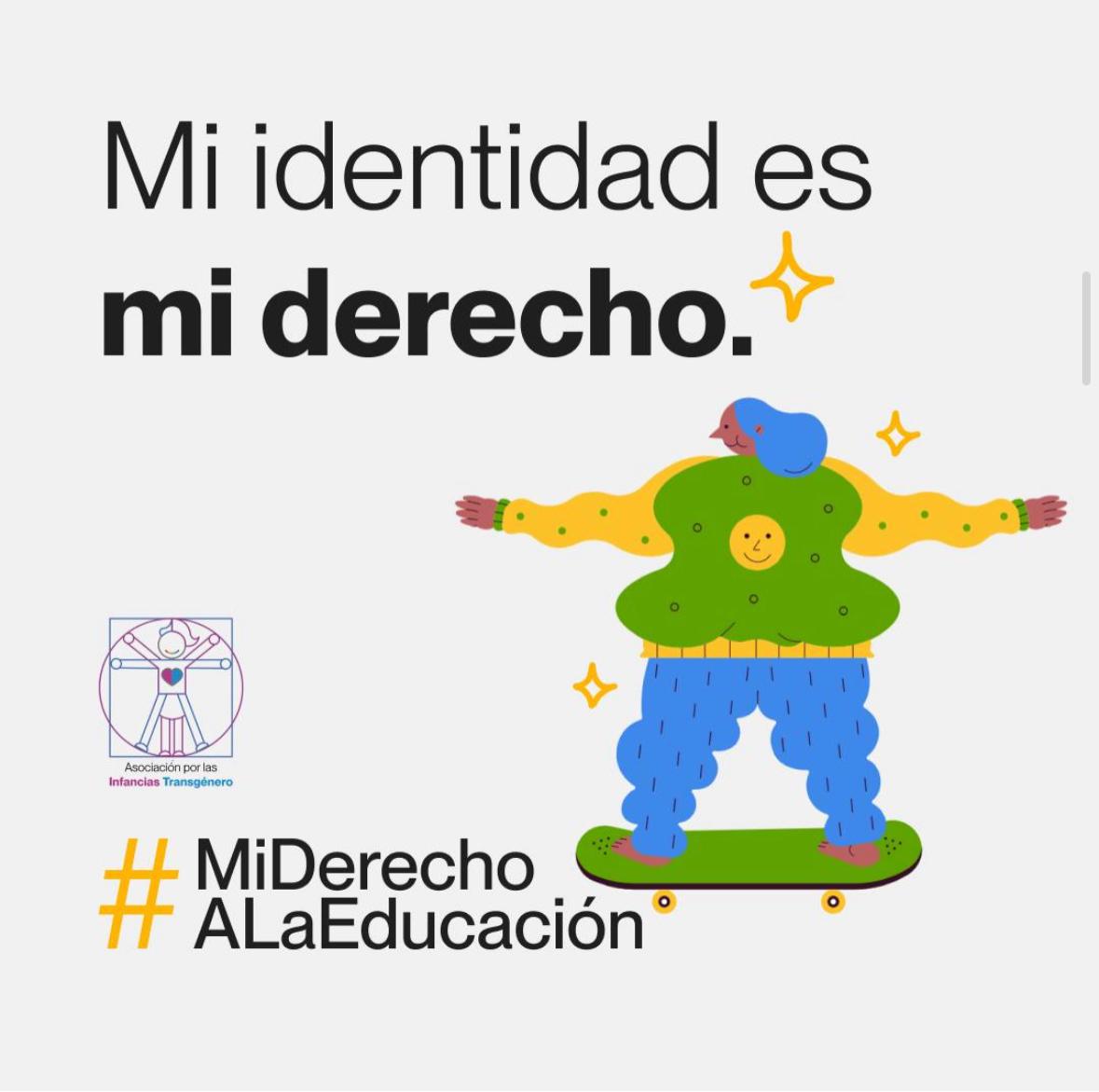 Hemos tenido casos de #InfanciasTrans quienes a pesar de tener actas de nacimiento con su género reconocido se les niega el uso de uniformes y baños correspondientes a su género.  Por eso <a href="/SEP_mx/">SEP México</a> hoy #29Oct #DíaDeLasInfanciasTrans te exigimos #MiDerechoALaEducación

<a href="/Letamaya/">Leticia Ramírez Amaya</a>