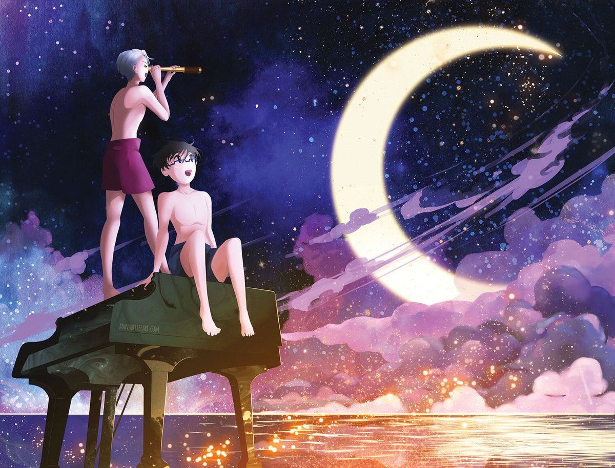 My (pinch) piece for the <a href="/yoiStarDustZine/">Star*Dust: a YOI Astrology Zine🏹🌟🐐*SHIPPING*</a>! I also modded this project, so I can tell you first hand the book and products turned out so beautifully! Leftover sales are open and everything is selling like hot cakes, so grab a copy now: yoistardustzine.company.site
#YuriOnIce