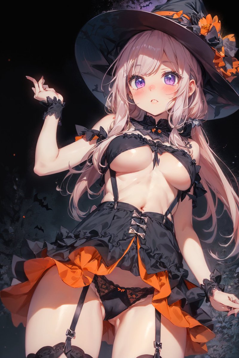 tosh_aish's tweet photo. #AIハロウィン 🎃💜🖤 
#AIart https://t.co/cBjv5nZF8h