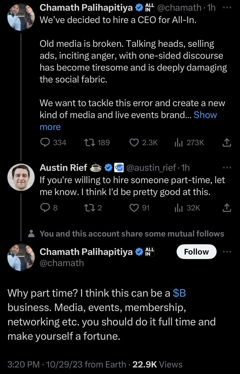 You can sell a company for $75M and still get rejected on your job application