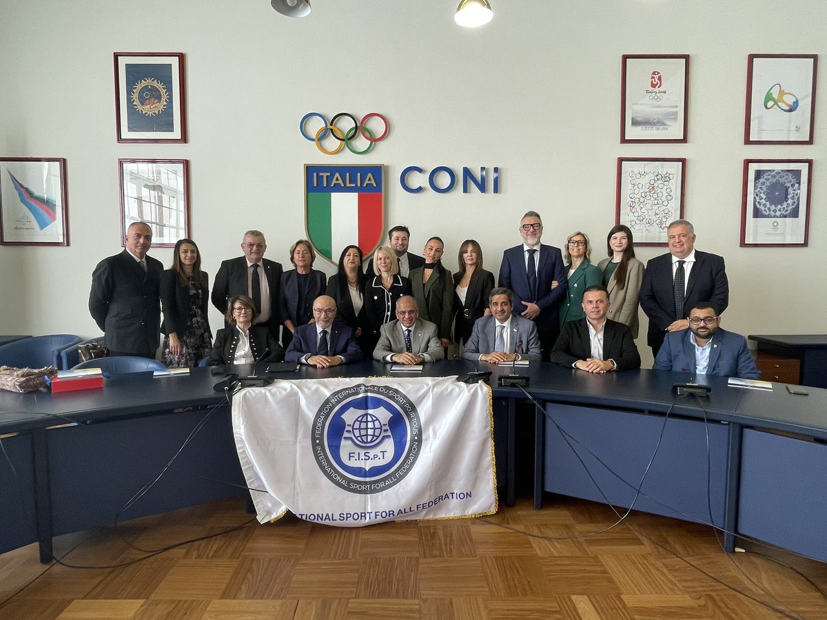 Concluded the EGM of <a href="/UESpT/">UESpT - European Sport For All Federation</a> , under the auspices of <a href="/FISpTSport4All/">FISpTSport4all</a> , powered by <a href="/FISpT_Sport/">FISpT</a> !
Elected:
- Pres: Michele Barbone
- Vicepres: Anita Pariani
- Vicepres: Veneta Petkova
- Treasurer: Niki Machaira
- SG: Arturo Steffe
- BM: Oleksandra Boliak
- BM: Marco Zerbini