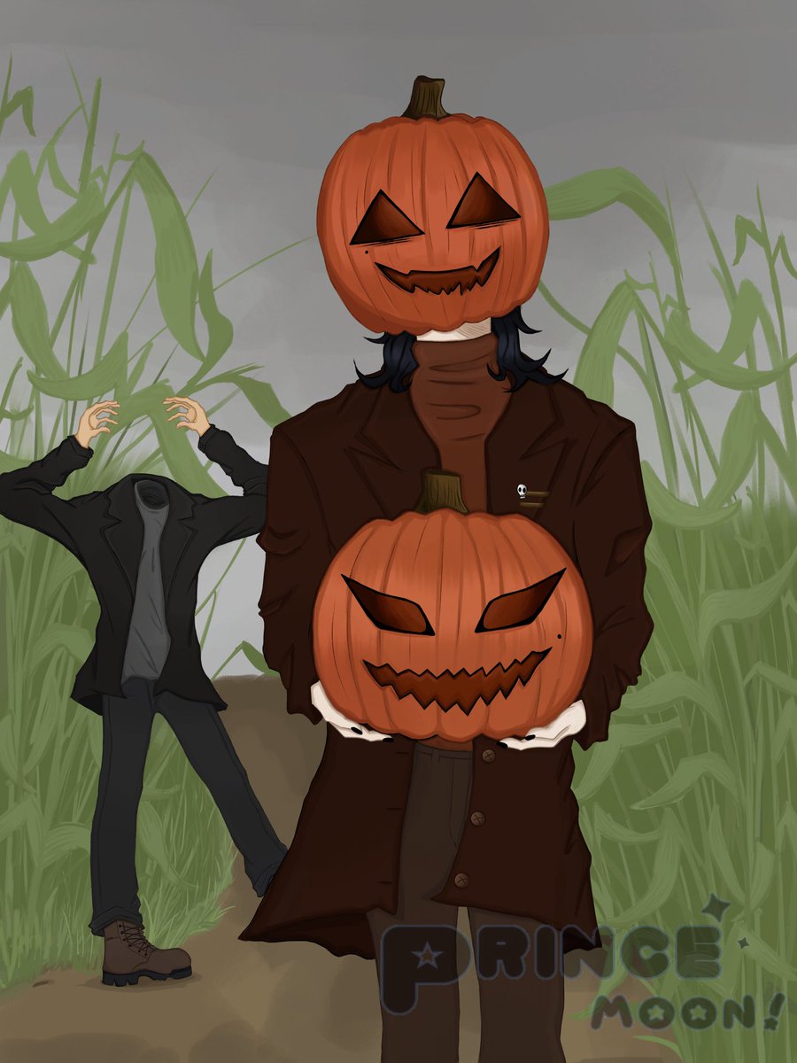 Prince_M00n's tweet photo. HAPPY HALLOWEEN!! 🎃 Zaynn and Zahhar in their costumes! Follow me on Instagram! 

#art #artaccount #artistsupport #artmoots #artcommissions #artwork #arts #artdaily #art #artist #artistsoninstagram #digitalart #halloween #lgbtartist #ibisPaintX #halloweenart #happyhalloween https://t.co/pdguMLKvHR