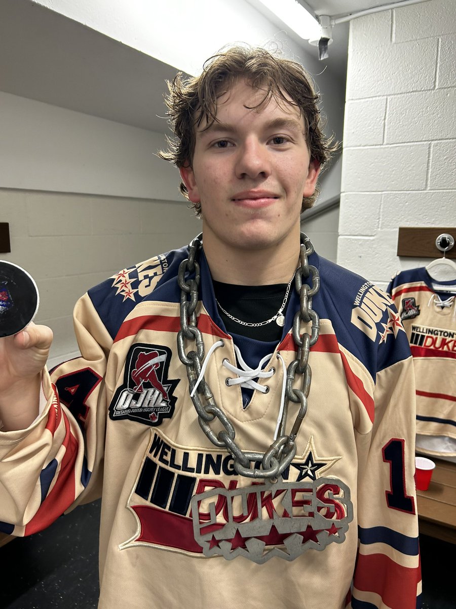 OJHLDukes's tweet photo. Congrats to Dukes forward Hayden Pimm on scoring his 1st career @OJHLOfficial goal today versus the North York Rangers!
#TotalSportQuinte | @TSportsQuinte https://t.co/NWjXKUCEwE