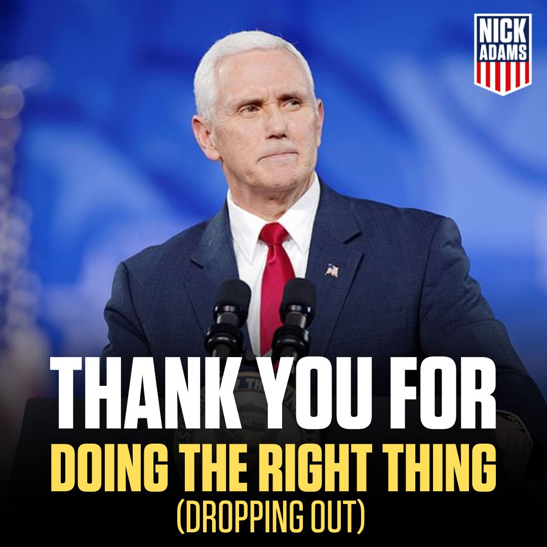 Good riddance to RINO Mike Pence!