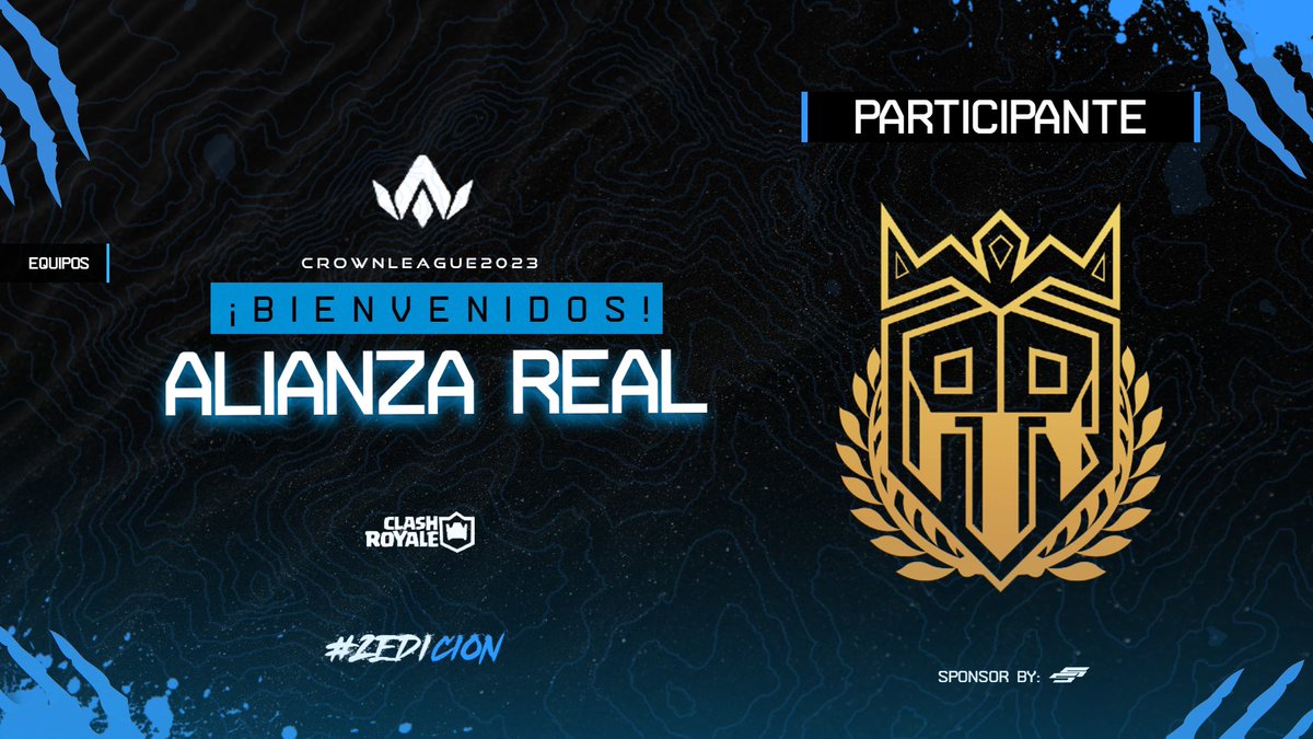 Crown League (@crown_league23) on Twitter photo 📣 Presentación | 6/24 ✅
Equipo: <a href="/AlianzaRealCR/">ALIANZA REAL 🔱</a> 🇵🇪
Se viene la escuadra real, para buscar una nueva corona para sus vitrinas ¿podrán levantar la corona de nuestra segunda edición? 👑
Prizepool: 100$ 💰
Sponsor: @VicOZzz_cr 👑
#CrownLeague2🏆 📣 Presentación | 6/24 ✅
Equipo: <a href="/AlianzaRealCR/">ALIANZA REAL 🔱</a> 🇵🇪
Se viene la escuadra real, para buscar una nueva corona para sus vitrinas ¿podrán levantar la corona de nuestra segunda edición? 👑
Prizepool: 100$ 💰
Sponsor: @VicOZzz_cr 👑
#CrownLeague2🏆