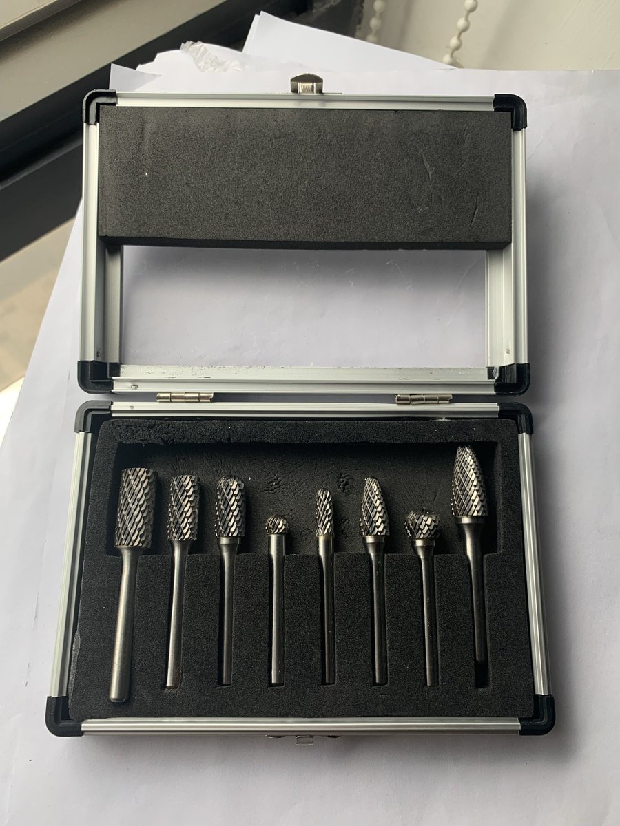 santychung's tweet photo. #CarbideBurrs #DieGrinderBits #BurrBits #RotaryBurrs #BurrCutter #Cuttingburr #EXCELLEDGE
D.c. 0.5mm to 25.4mm
Dia. of shanks: 1/8, 3, 1/4, 6, 8, 10
Single, Double, Nonferrous, Steel, INOX, Diamond Cut
#BurrSet #BurrKit #CarbideBurrSet #rotaryBurrset available #Deburing #SolidBur https://t.co/NACb98wcHd