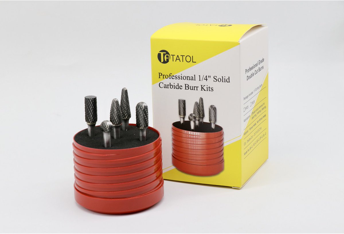 santychung's tweet photo. #CarbideBurrs #DieGrinderBits #BurrBits #RotaryBurrs #BurrCutter #Cuttingburr #EXCELLEDGE
D.c. 0.5mm to 25.4mm
Dia. of shanks: 1/8, 3, 1/4, 6, 8, 10
Single, Double, Nonferrous, Steel, INOX, Diamond Cut
#BurrSet #BurrKit #CarbideBurrSet #rotaryBurrset available #Deburing #SolidBur https://t.co/NACb98wcHd
