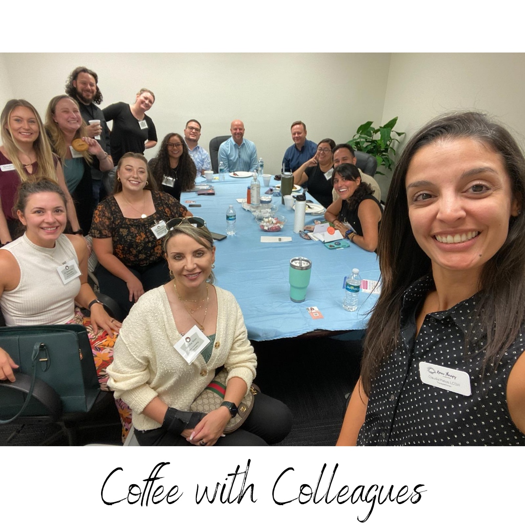 Surrounded by incredible colleagues at 'Coffee with Colleagues'—an enriching experience of networking and collaboration. Here's to shared knowledge and building a stronger therapeutic community! ☕🤝 #TherapistNetworking #CommunityOfCare #SundayFunday #Therapy #networking