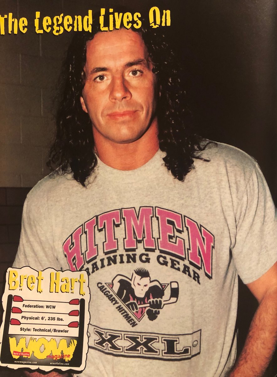 Bret Hart from WOW magazine issue 6

#brethart #wwe #wcw #wwf #wowmagazine #wrestling #worldofwrestlingmagazine #brethitmanhart #wwehof #Hitman #classicwrestling #90swrestling