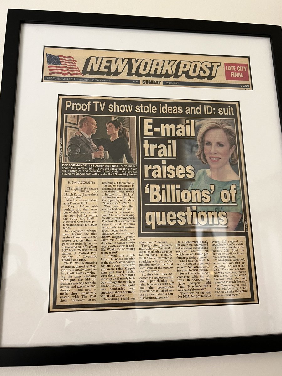 Sitting in my office catching afternoon ☀️, I just happened to notice this. On their <a href="/SHO_Billions/">BILLIONS</a> series ending day, I couldn’t help but think how this reporter and many others never spoke to me again. Maybe it was all a coincidence and as one said “you are just not that